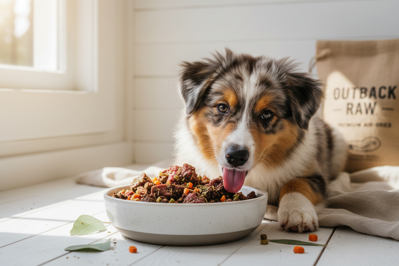 air-dried dog food for puppies in Australia high protein diet