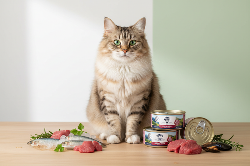 ZIWI Peak wet cat food cans high protein grain free Australia review