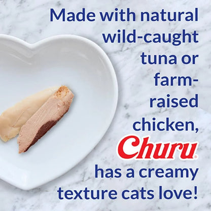 Inaba Churu Bites Chicken Wraps Tuna with Salmon Cat Treats