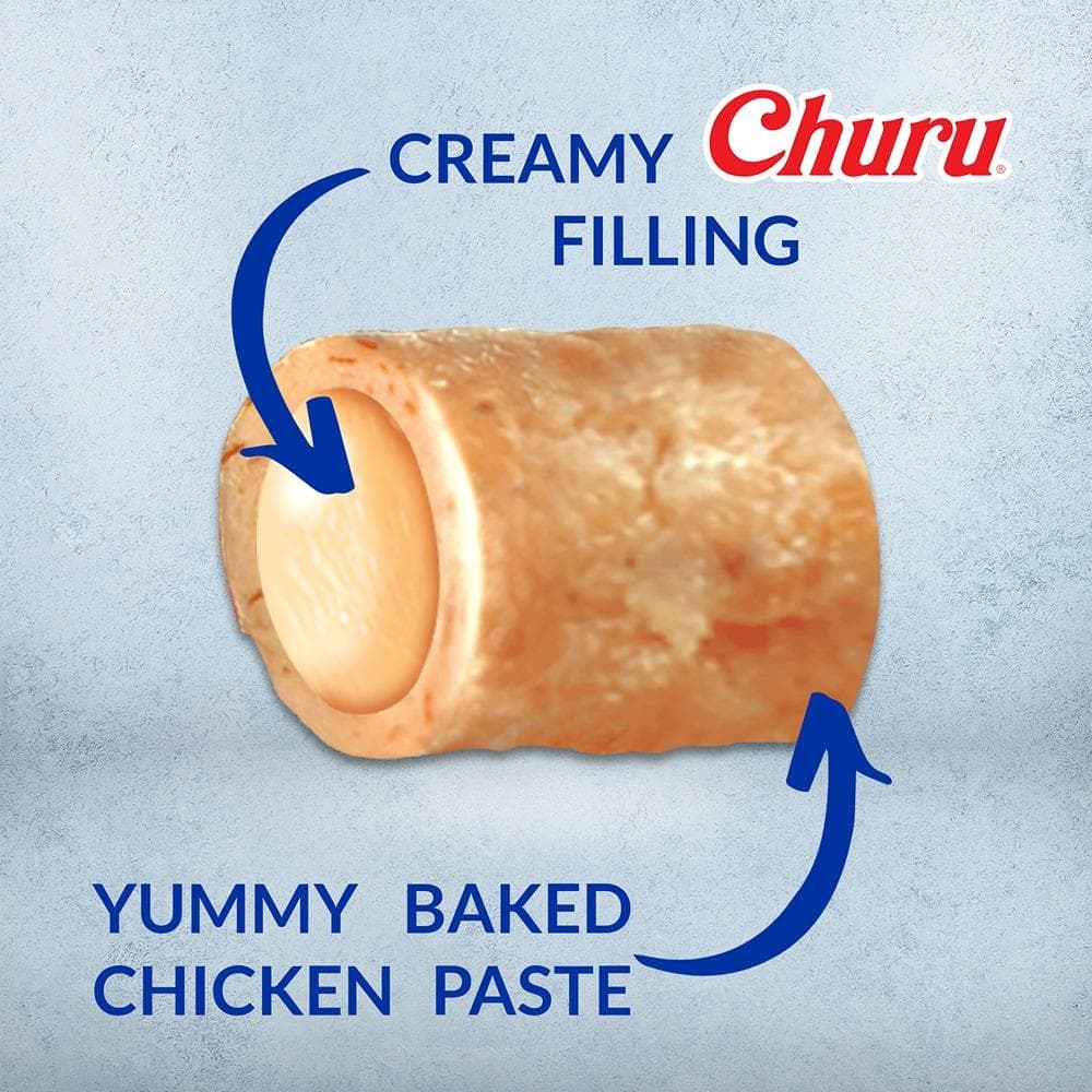 Inaba Churu Bites Chicken Wraps Tuna with Salmon Cat Treats