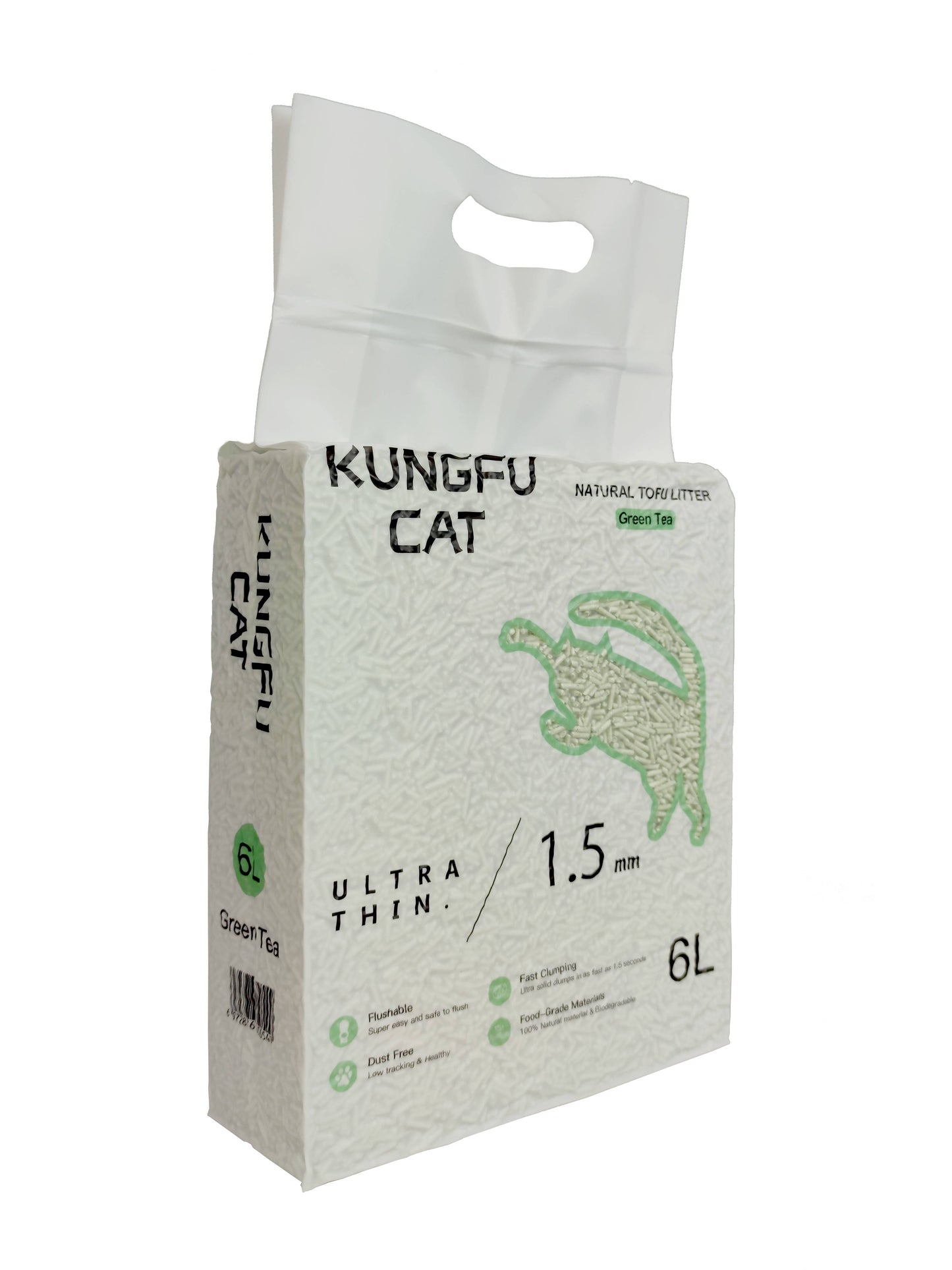 tofu cat litter pellets close up clumping texture low dust