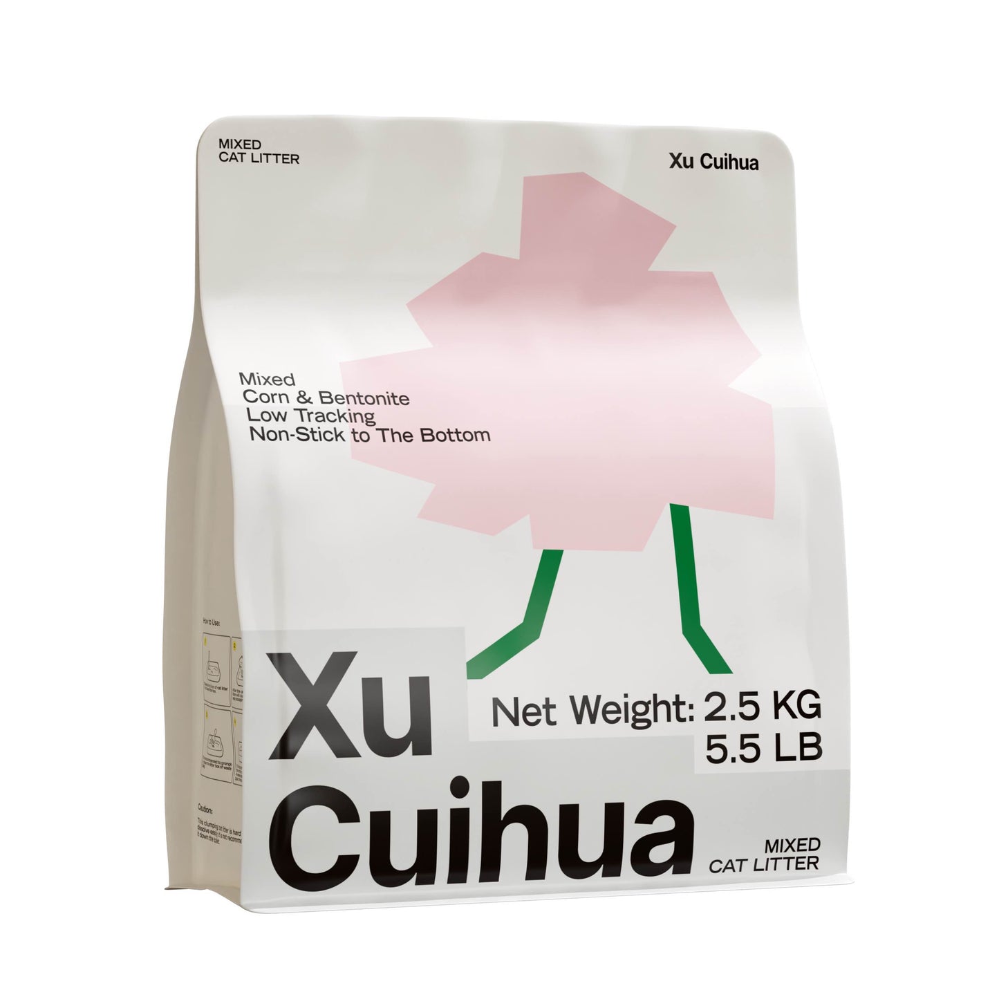 XCH (Xu Cuihua) Corn & Bentonite Mixed Cat Litter 2.5kg