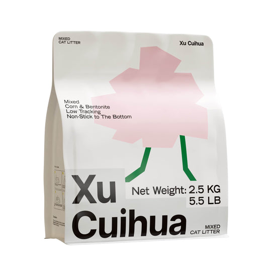 XCH (Xu Cuihua) Corn & Bentonite Mixed Cat Litter 2.5kg