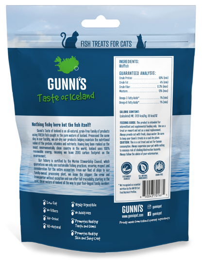 Gunni's Taste of Iceland Cat Treats Wolffish Mini Morsels 42.5g