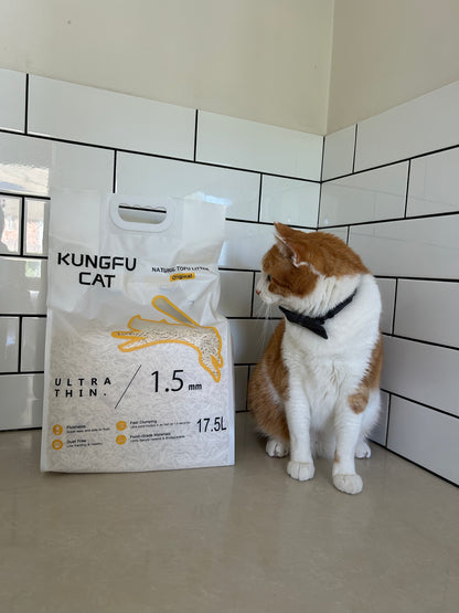 Tofu Cat Litter Original 6.5kg 17.5L Natural Clumping Low Dust Flushable