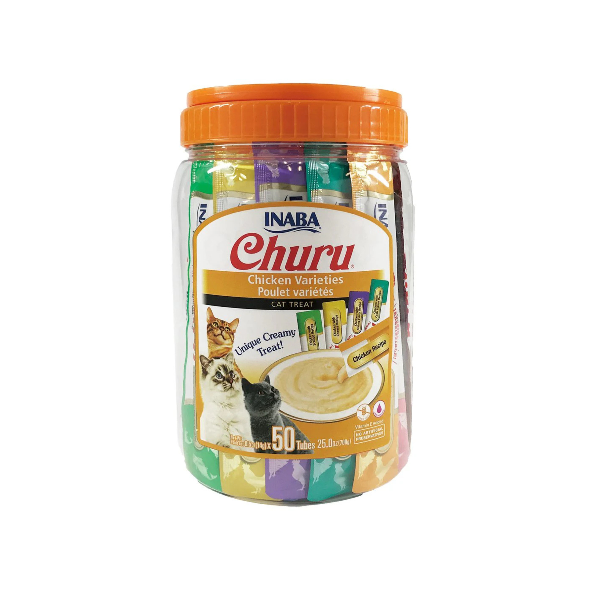 INABA Churu Chicken 50 Pack Jar