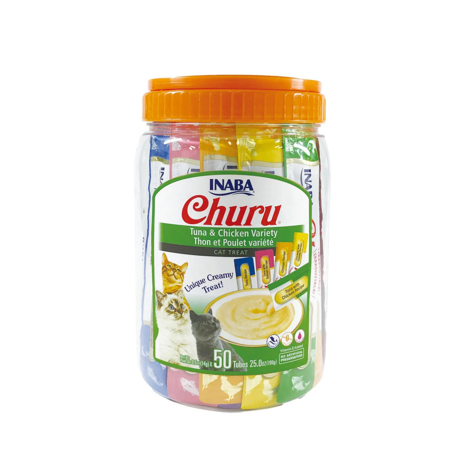 INABA Churu Tuna Chicken Variety 50 Pack
