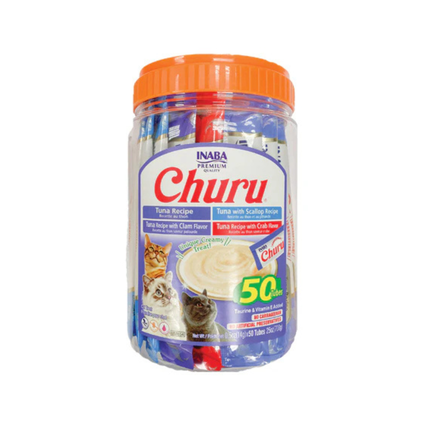 INABA Churu Tuna Seafood 50 Pack