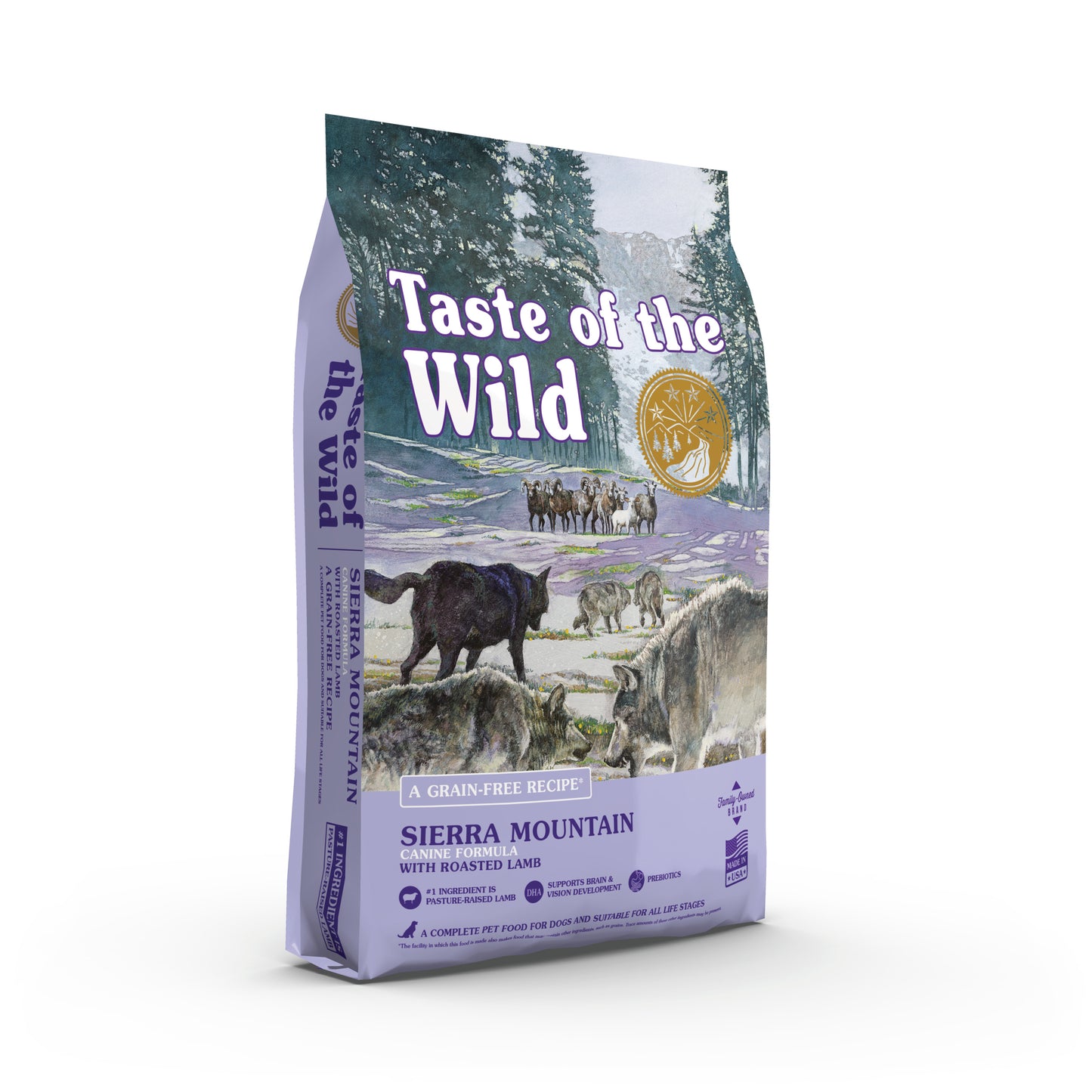 Taste of the Wild Sierra Mountain Canine Dog Food Grain-Free Roasted Lamb Recipe