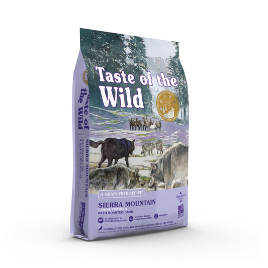 Taste of the Wild Sierra Mountain Canine Dog Food Grain-Free Roasted Lamb Recipe