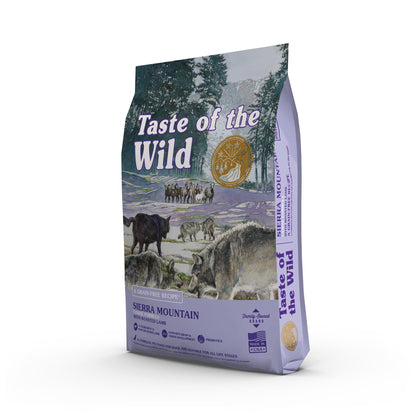Taste of the Wild Sierra Mountain Canine Dog Food Grain-Free Roasted Lamb Recipe