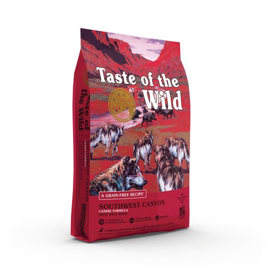 Taste of the Wild Southwest Canyon Canine Dog Food Grain-Free Wild Boar Recipe