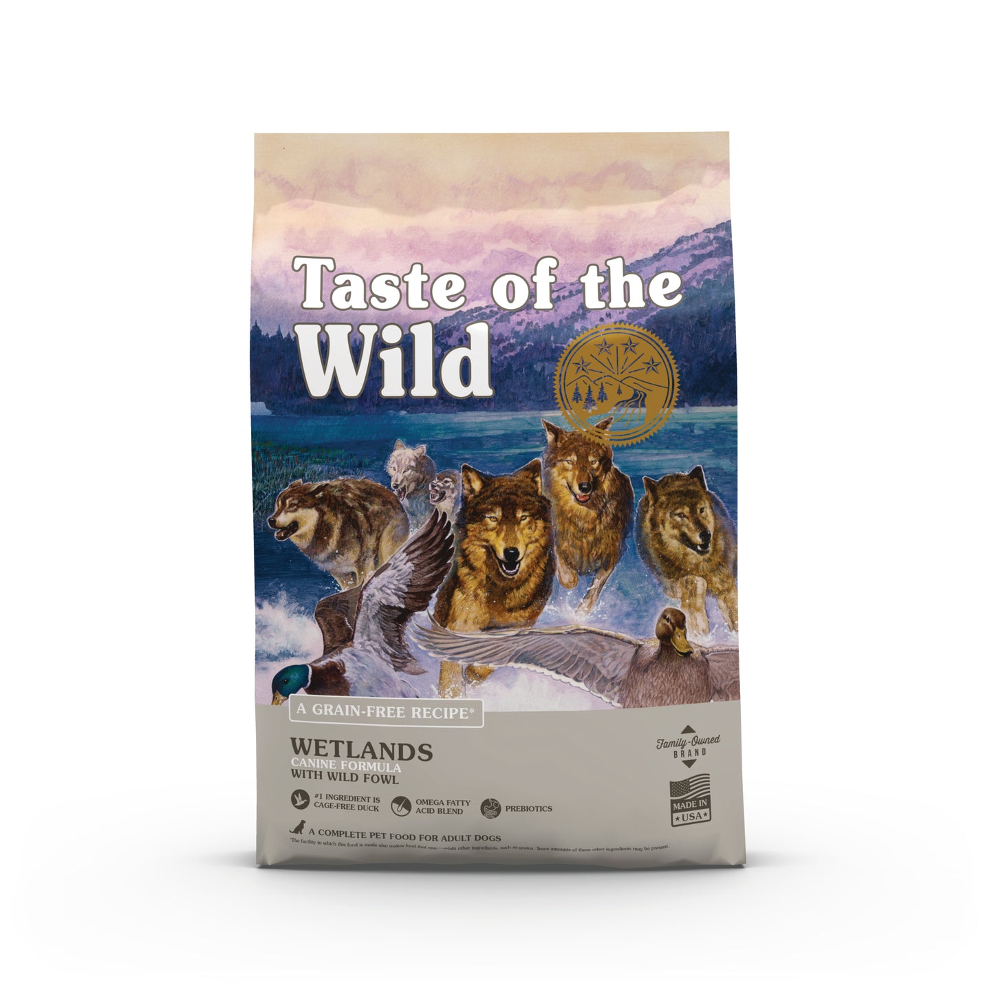 Taste of the Wild Wetlands Canine Dog Food Grain-Free Roasted Fowl Recipe