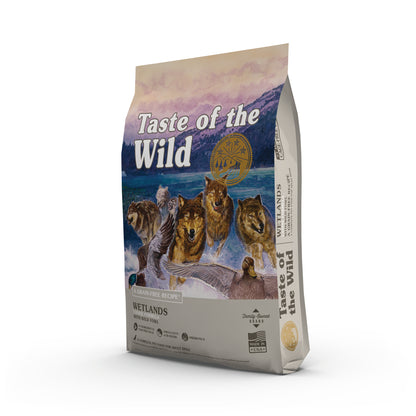 Taste of the Wild Wetlands Canine Dog Food Grain-Free Roasted Fowl Recipe