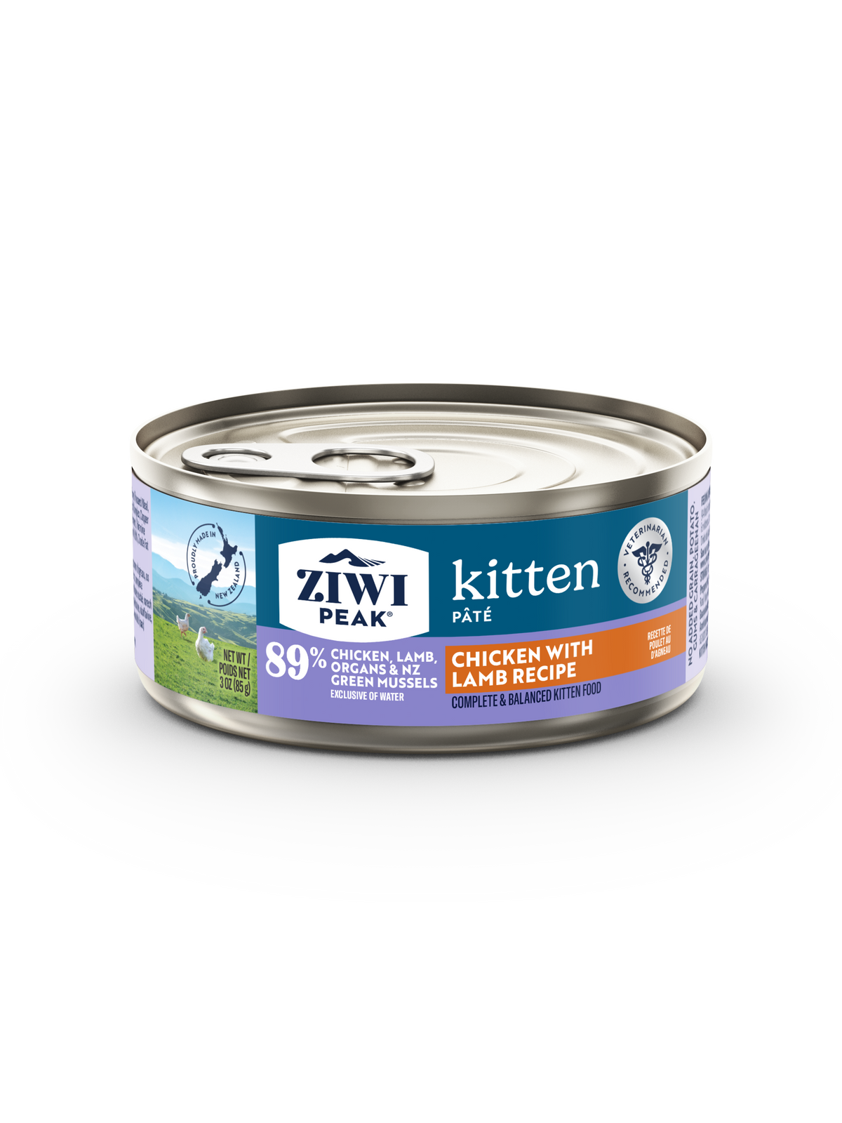 ZIWI Peak Chicken with Lamb (Kitten) Wet Cat Food Grain-Free High Protein Premium