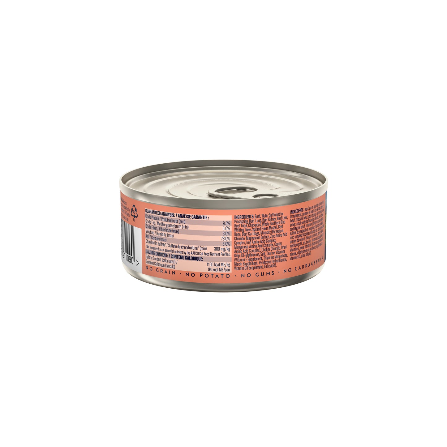 ZIWI Peak Beef & South Pacific Fish Wet Cat Food Grain-Free High Protein Premium