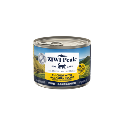 ZIWI Peak Chicken & Mackerel Wet Cat Food Grain-Free High Protein Premium
