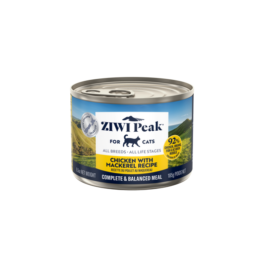 ZIWI Peak Chicken & Mackerel Wet Cat Food Grain-Free High Protein Premium