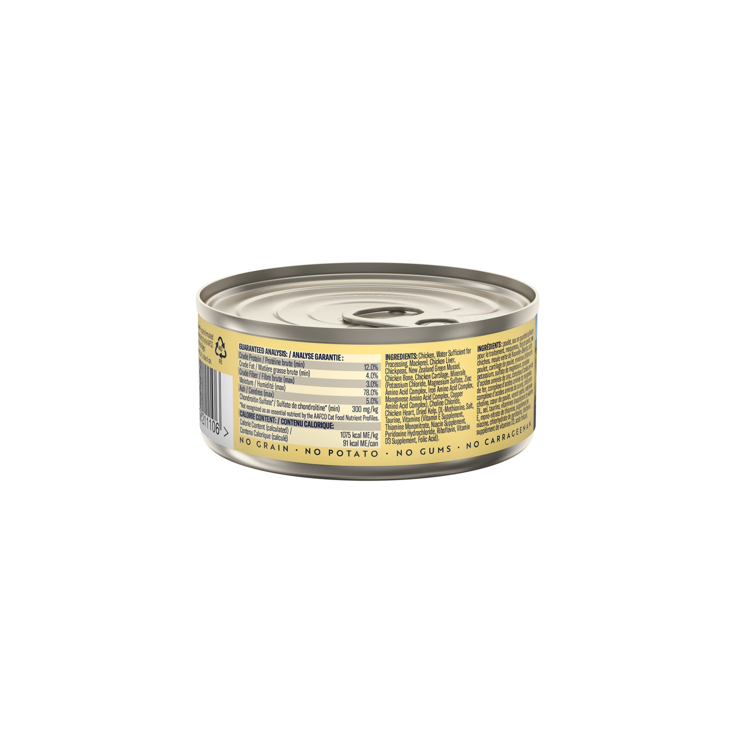 ZIWI Peak Chicken & Mackerel Wet Cat Food Grain-Free High Protein Premium