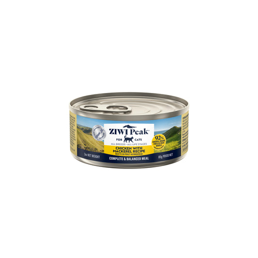 ZIWI Peak Chicken & Mackerel Wet Cat Food Grain-Free High Protein Premium