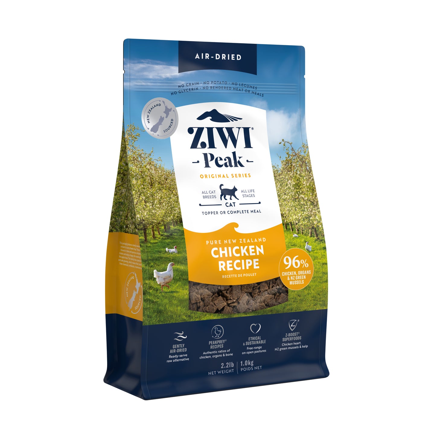 ZIWI Peak Air-Dried Chicken Cat Food 1kg