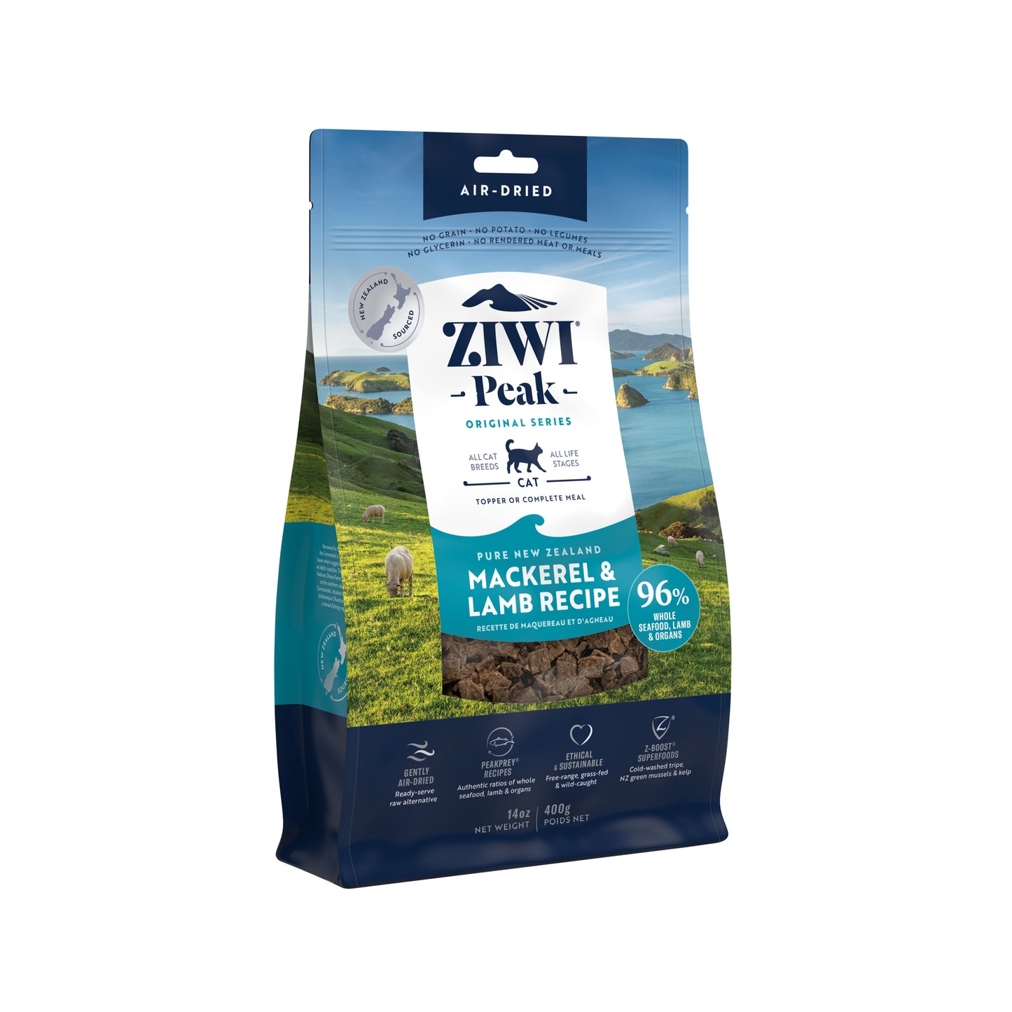 ZIWI Peak Air-Dried Mackerel & Lamb Cat Food
