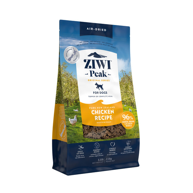 ZIWI Peak Air-Dried Chicken Dog Food Grain-Free High Protein