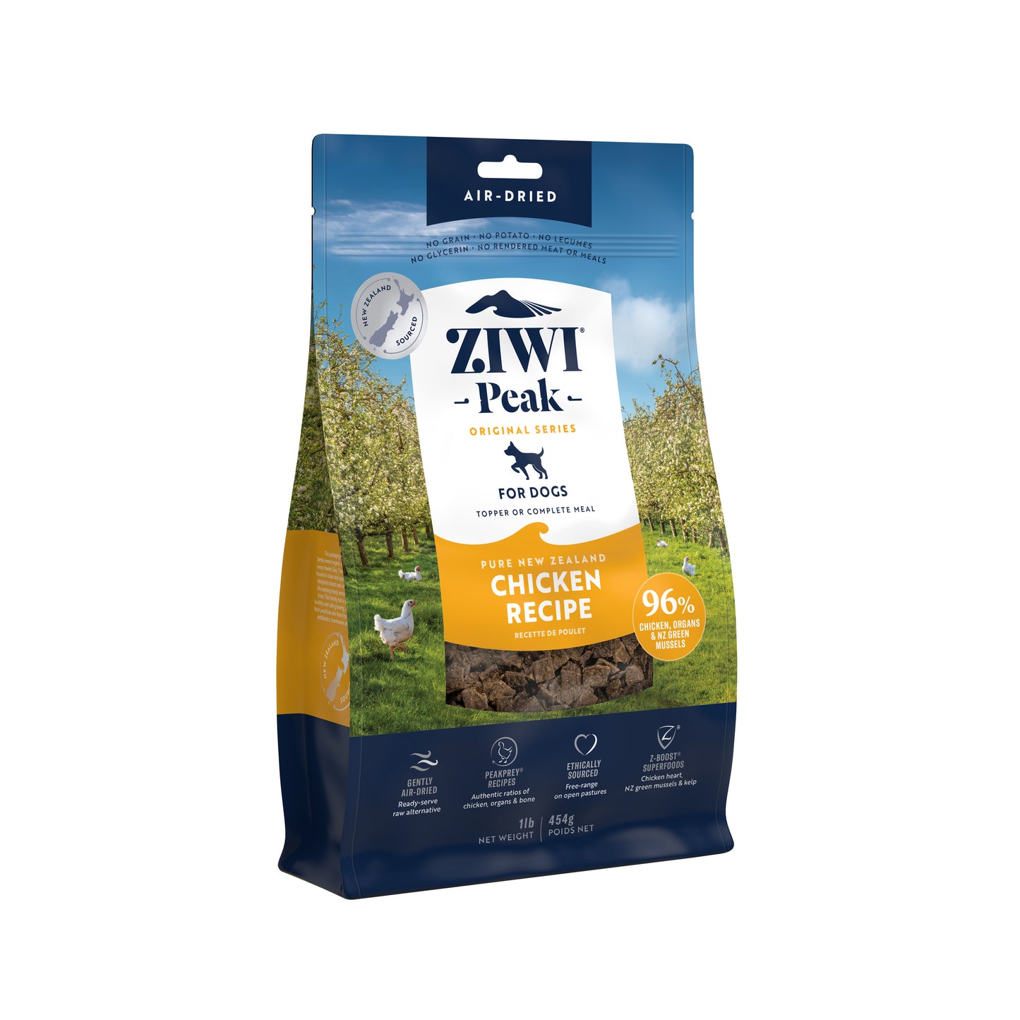 ZIWI Peak Air-Dried Chicken Dog Food Grain-Free High Protein