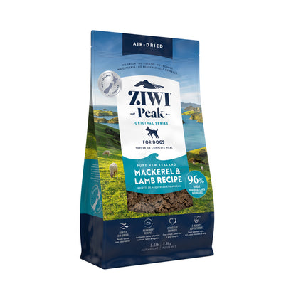 ZIWI Peak Air-Dried Mackerel & Lamb Dog Food High Protein