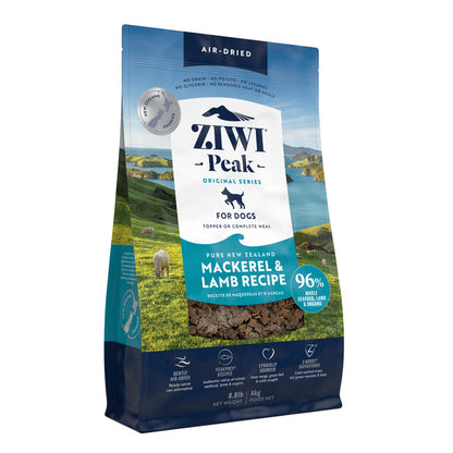 ZIWI Peak Air-Dried Mackerel & Lamb Dog Food High Protein