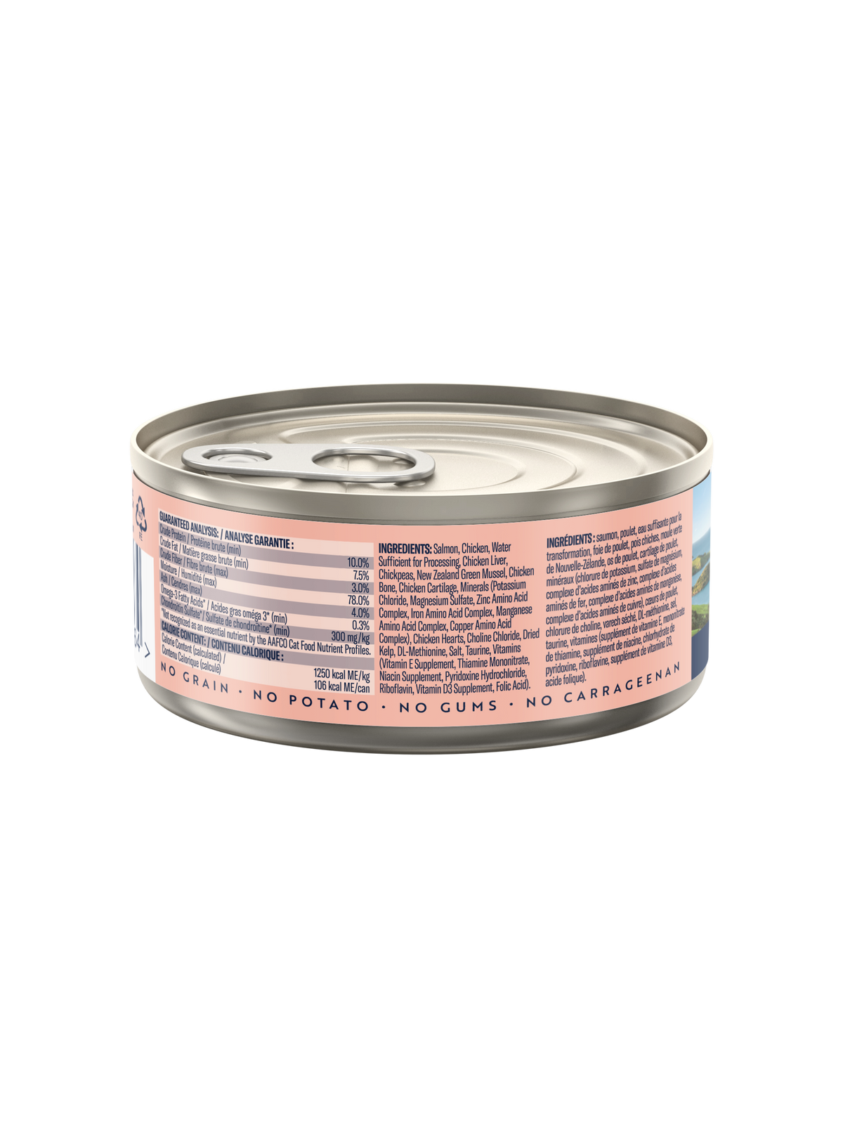ZIWI Peak Salmon & Chicken Wet Cat Food Grain-Free High Protein Premium