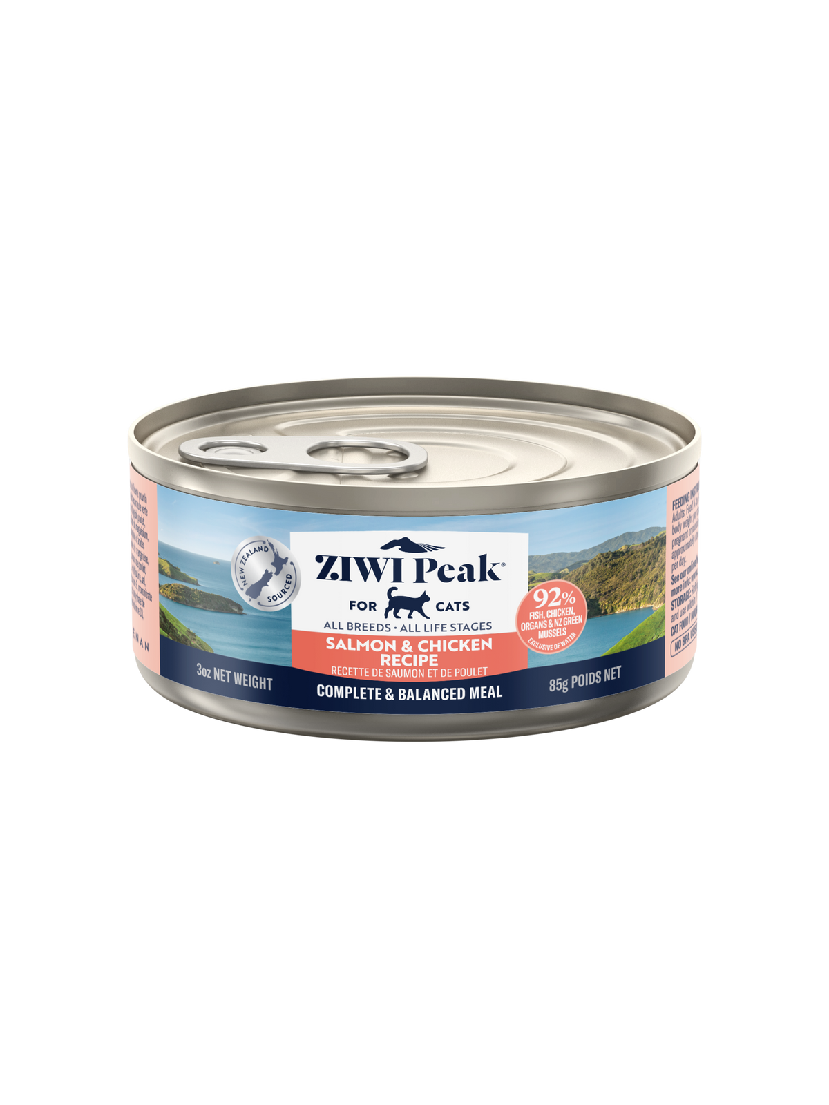 ZIWI Peak Salmon & Chicken Wet Cat Food Grain-Free High Protein Premium