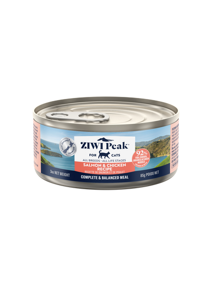 ZIWI Peak Salmon & Chicken Wet Cat Food Grain-Free High Protein Premium