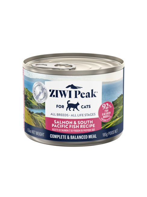 ZIWI Peak Salmon & South Pacific Fish Wet Cat Food Grain-Free High Protein Premium