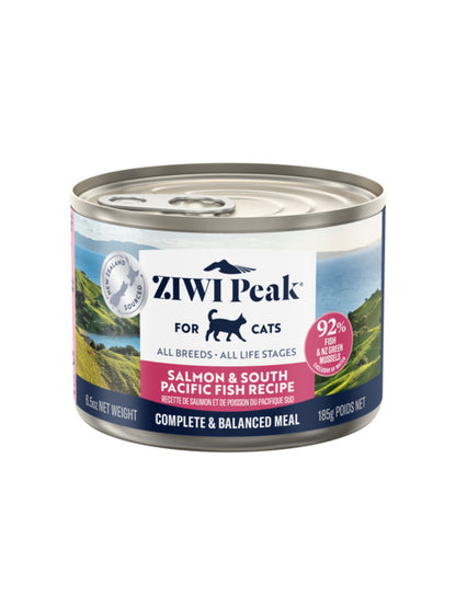 ZIWI Peak Salmon & South Pacific Fish Wet Cat Food Grain-Free High Protein Premium