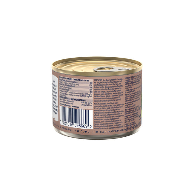 beef canned dog food high protein ziwi peak