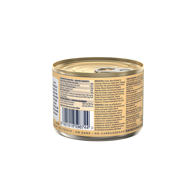 chicken canned dog food high protein ziwi