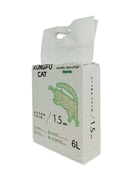 green tea tofu cat litter bag packaging biodegradable cat litter