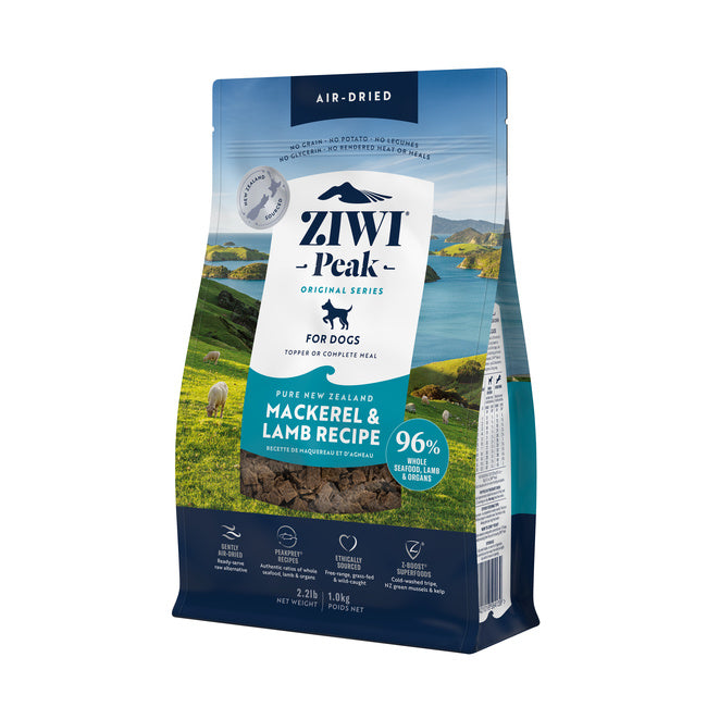 grain free air dried dog food mackerel and lamb recipe