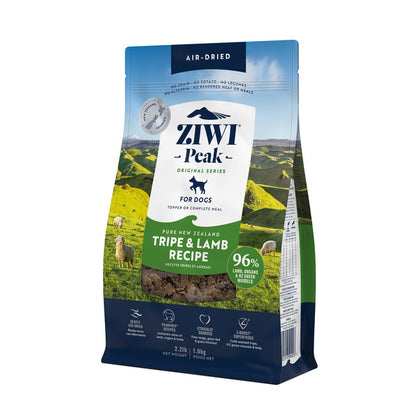 grain free air dried dog food tripe and lamb recipe