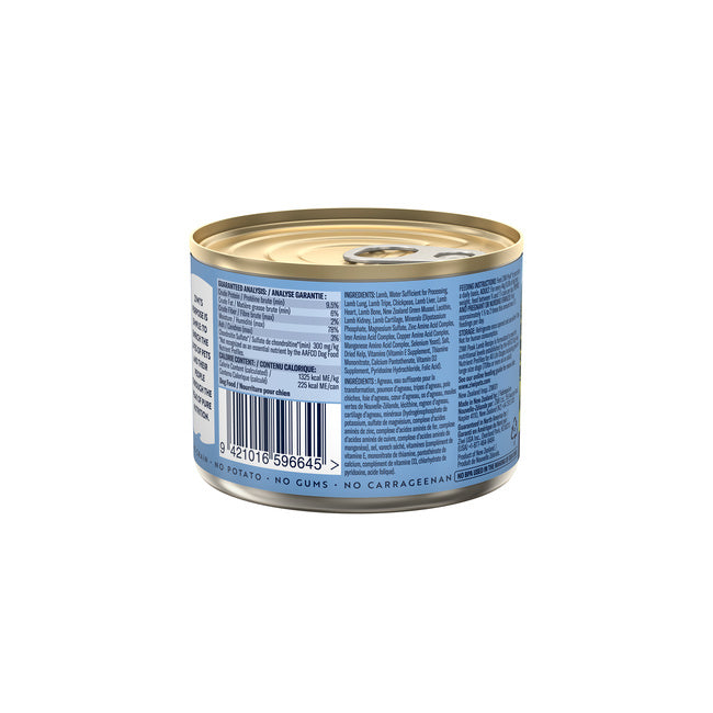 lamb canned dog food high protein