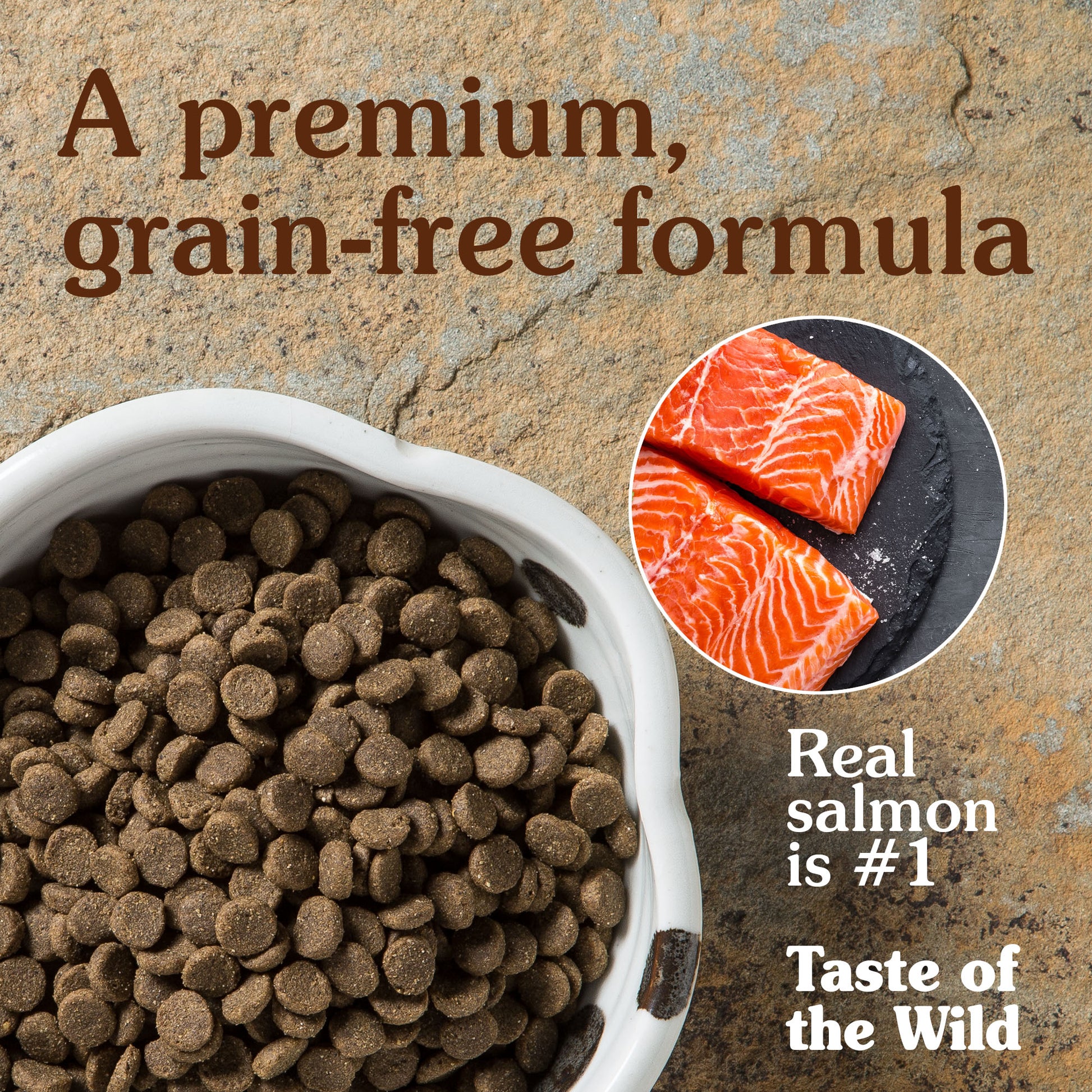 salmon dog food dry kibble grain free high protein