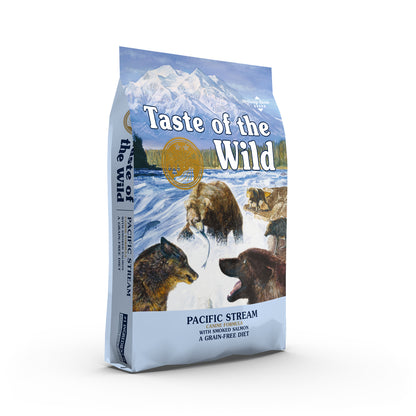 taste of the wild dog food pacific stream packaging bag