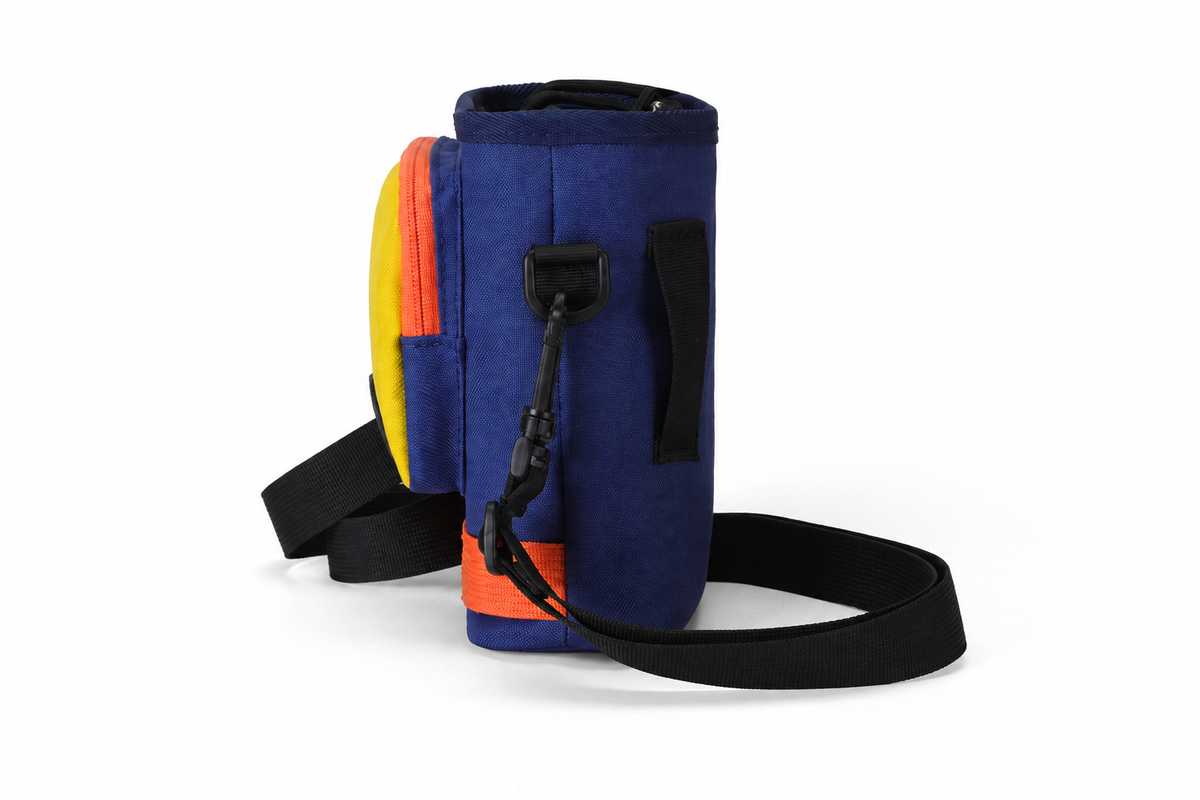Text-free dog treat pouch side photo