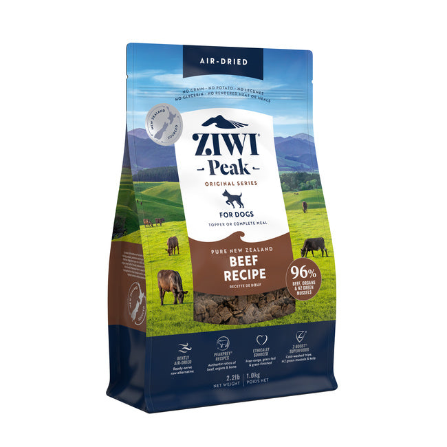 ziwi air dried dog food beef packaging bag