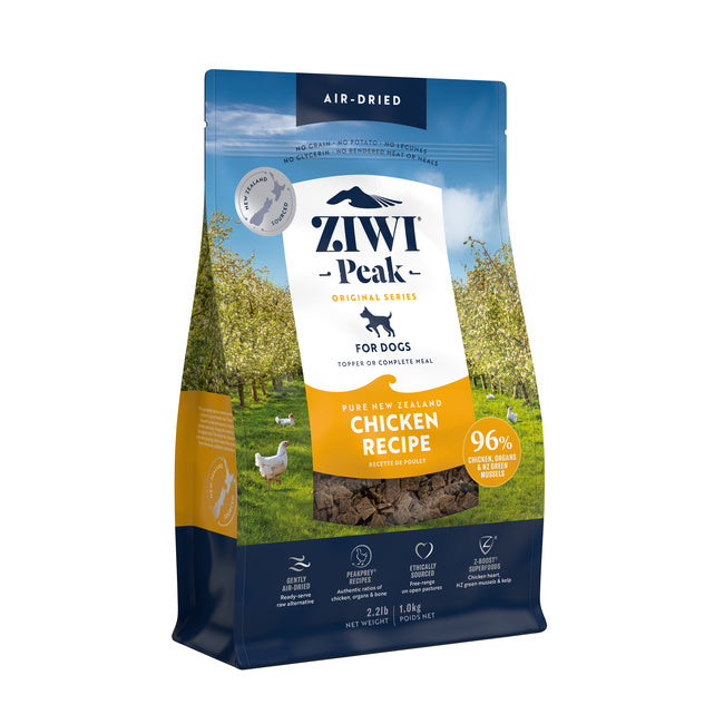 ziwi air dried dog food chicken packaging bag