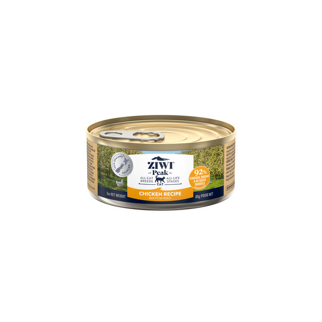 ziwi peak chicken wet cat food 85g x 24 grain free premium