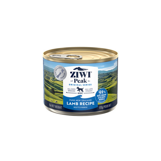ziwi peak lamb wet dog food 170g grain free premium