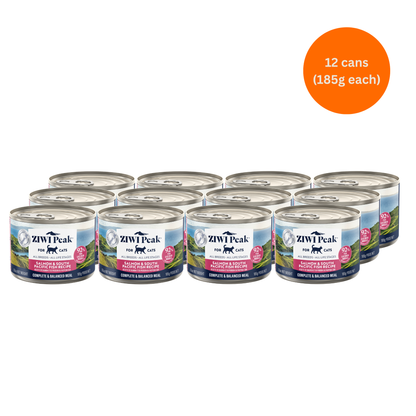 ZIWI Peak Salmon & South Pacific Fish Wet Cat Food Grain-Free High Protein Premium