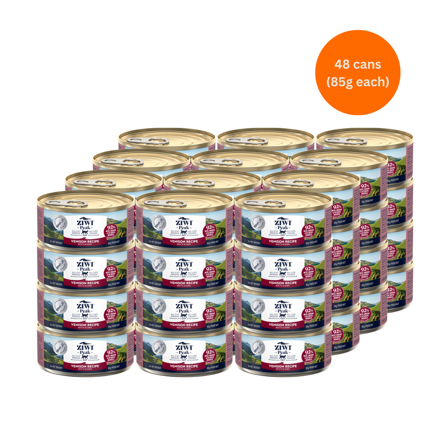 ziwi peak venison wet cat food 85 x 48 premium grain free
